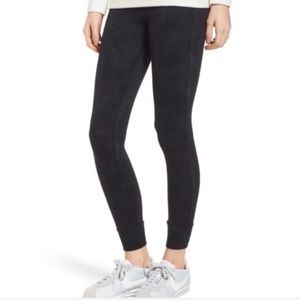 New DAVID LERNER Kiely Ribbed Cuff Leggings
